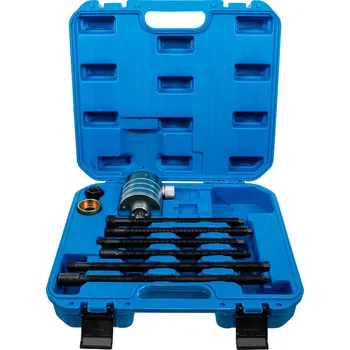 Sada nářadí BGS 74285, Sada nářadí pro hydraulické válce | s tažnými vřeteny | pro stahovák injektorů pro naftové motory | 17 t