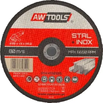 Brusný kotouč AWTools kovový kotouč 230x1.9x22.2mm (AW49006)