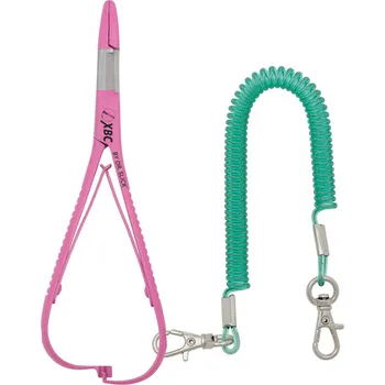 Rybářský prut Dr.Slick Kleště 3V1 XBC Mitten Scissor Clamp 12,5 cm, růžové