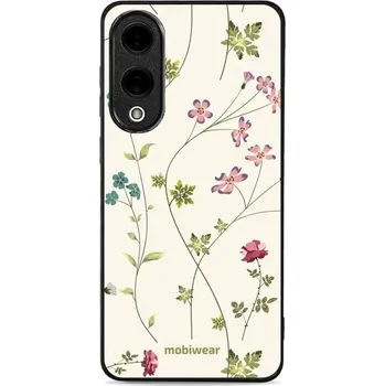 Pouzdro na mobilní telefon Lesklý kryt Mobiwear Glossy - Samsung Galaxy S25 Edge - G035G - Tenké rostlinky s květy (Prémiové lesklé pouzdro, obal, kryt Mobiwear Glossy na mobil Samsung Galaxy S25 Edge - G035G - Tenké rostlinky s květy, materiál Plast + TPU silikon - krytí po všech)