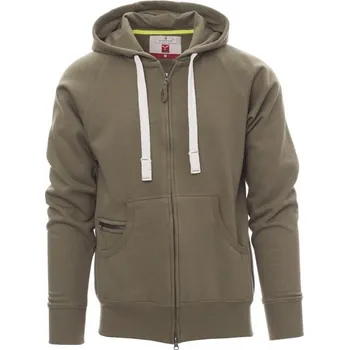 Pánská mikina Mikina DALLAS+ pánská vojensky zelená PAYPER 3XL vojensky zelená