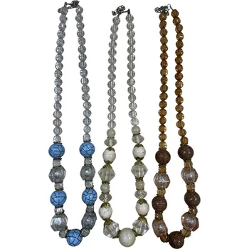 Náhrdelník Náhrdelník z korálků Nomada Barvy ručníků: MODRÁ