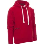 Mikina ATLANTA+ červená pánská s kapucí PAYPER XL červená