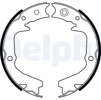 Brzdová čelist Sada brzdových čelistí, parkovací brzda DELPHI LS2170