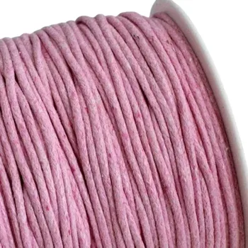 Bavlněná šňůrka 1,5mm růžová - 5 m