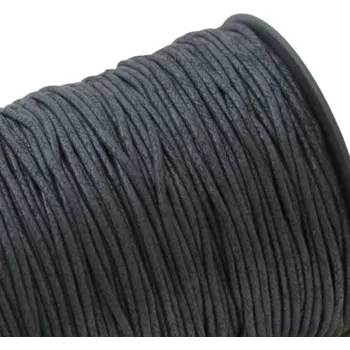 Bavlněná šňůrka 1,5mm černá - 1 m