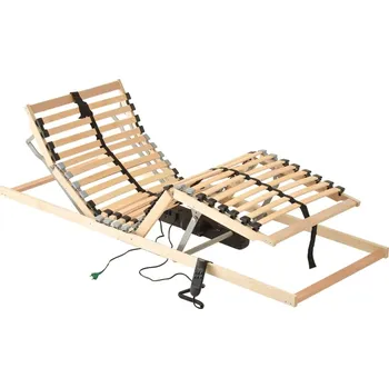 Postelový rošt vidaXL Marketos Elektrický lamelový rošt postele s 28 lamelami 7 zón 80x200 cm