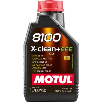 Motorový olej Motorový olej Motul 8100 X-CLEAN+ EFE 0W-30, 1L