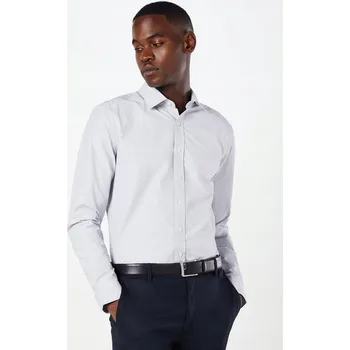 Pánská košile Burton pánská košile ležérní dlouhý rukáv slim střih bavlna velikost XXL