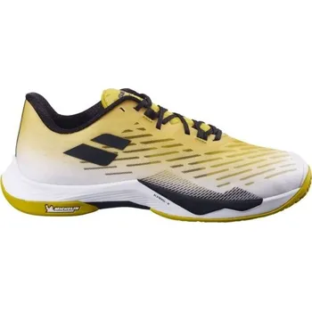 Pánská sportovní obuv Pánská badmintonová obuv Babolat SHADOW TOUR 5 M 11.5 Žlutá, Bílá, Černá