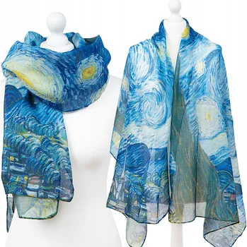 Šátek Velký Jarní Šátek Šála Apashka Krásné Umění