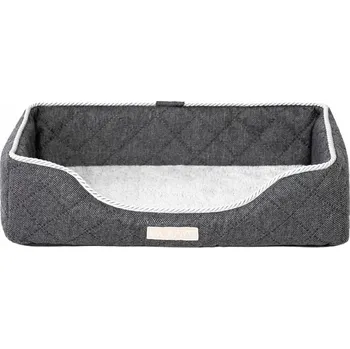 Pelíšek pro psa Úzký pro kočky Pelíšek na parapet DOTTY , pěna MEMORY VISCO, grafit