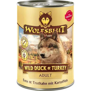Krmivo pro psa Wolfsblut Wild Duck & Turkey Adult 6x395 g