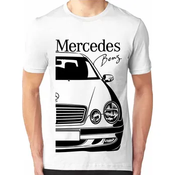 Pánské tričko Mercedes CLK C208 Pánsky Tričko Khaki M