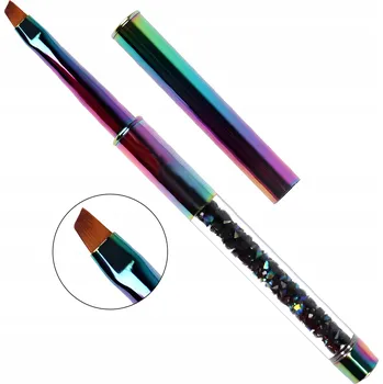 Kosmetický štětec Štětec na gel NailStyl 6 vícebarevný