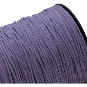 Bavlněná šňůrka 1,5mm fialová - 1 m
