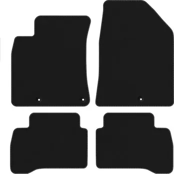 autokoberec Kobercové rohože Edecor velurové 4 ks