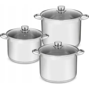 Hrnec Sada hrnců Tadar nerezová ocel 6 ks.