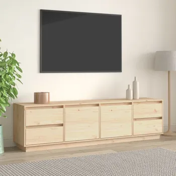 Televizní stolek vidaXL TV skříňka 176x37x47,5 cm masivní borové dřevo [814320] Barva: Přírodní