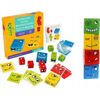 ostatní stavebnice Výukové stavební kostky – Expression