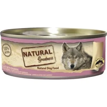 Krmivo pro psa Natural Greatness filet tuňák a krevety 156 g
