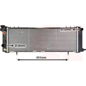 Chladič motoru Chladič, chlazení motoru VAN WEZEL 21002002