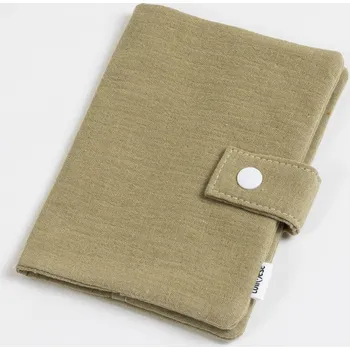 Obal na doklad Tulimese Obal mušelínový olivový