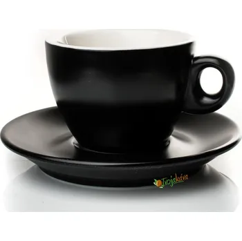 Giacinto šálek cappuccino černý matný 195 ml