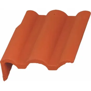Střešní krytina Taška pravá krajní betonová Danubia Inova – cihlově červená