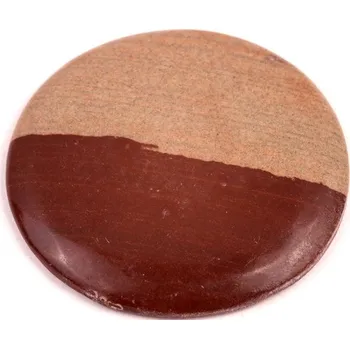 Korálek Kabošon Chocolate Jasper č.4301 (48x6mm)