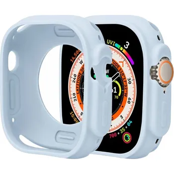 Ochranné silikonové pouzdro pro Apple Watch Ultra 49mm - světle modré