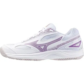 Pánská obuv Mizuno Stealth Star 2 Jr. / White/Patrician Purple/Quince vel. 4,5 UK = 37 EUR