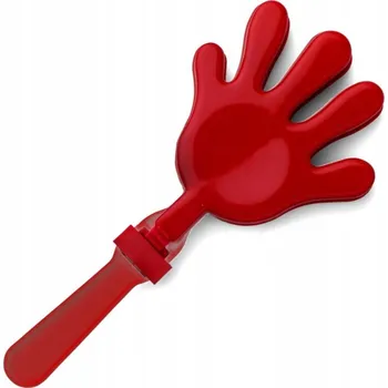 Obraz Klapačka pro fanoušky "ruka", plastová, červená