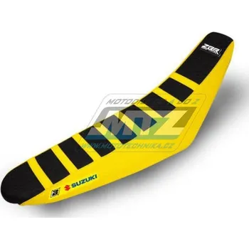 Moto sedlo Potah sedla Suzuki RMZ250 / 19-23 + RMZ450 / 18-23 - barva černo-žlutá - typ potahu ZEBRA SUZUKI RM-Z 250 2019-2020