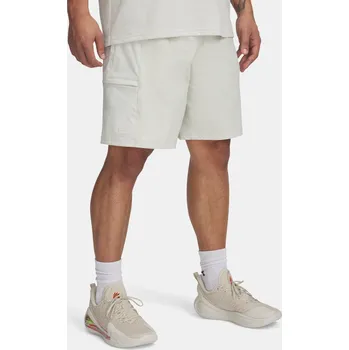 Pánské kraťasy Pánské kraťasy Under Armour Curry Woven Short 1390347-110 Bílá XL