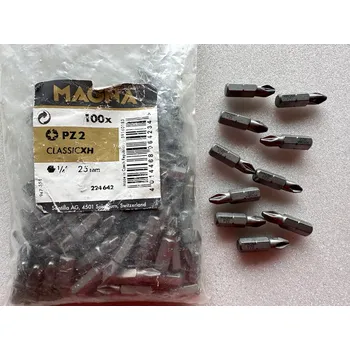 Bit MAGNA Šroubovací bity CLASSICXH Pozidriv PZ2 25mm 10 Ks č..kat 216 573