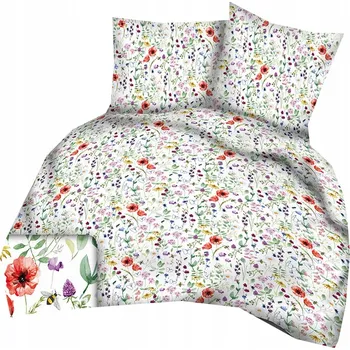 Povlečení Povlečení 140x200cm, 70x80cm, 140g/m2, 100% bavlna Meadow