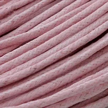 Bavlněná šňůrka 2mm růžová - 5 m