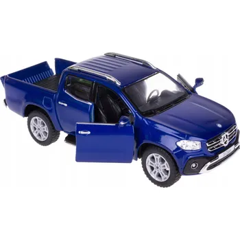 autíčko KOVOVÝ MODEL MERCEDES-BENZ TŘÍDY X 1:42 KINSMART MODRÁ