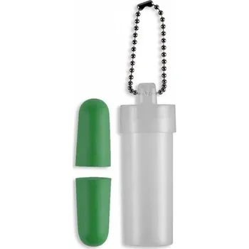 Špunt do uší Špunty do uší v průhledném tubusu SVĚTLE ZELENÉ