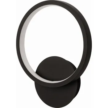 Nástěnné svítidlo Nástěnné svítidlo Lumino černé kulaté moderní LED 12W 4000K