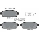 Sada brzdových destiček, kotoučová brzda TEXTAR 2509602