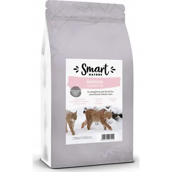 Krmivo pro kočku Smart Nature Cat Skin Coat 70% Fish 1,5 kg Bez obilovin 70% lososa a bílých ry