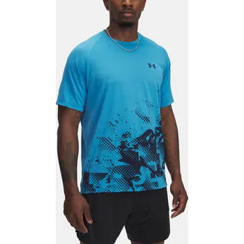 Pánské tričko Under Armour UA M TECH FADE SS 1390209-452 Modrá SM
