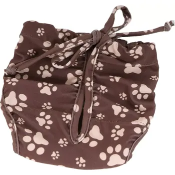 Obleček pro psa I love pets Hárací kalhotky Bow - hnědá M