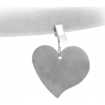 4x Klipy ZÁVAŽÍ ocelové úchytky spony na ubrus stolu voskované plátno desky