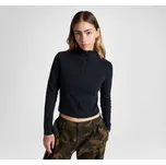 converse LONG SLEEVE 1/2 ZIP TOP Dámské tričko XL 10027392-A02