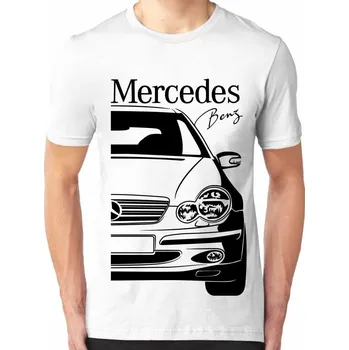 Mercedes C Kupé CL203 Pánsky Tričko Khaki 2XL