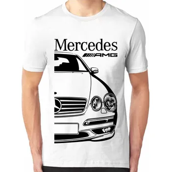 Mercedes AMG C215 Pánsky Tričko Khaki L