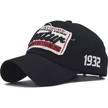 Kšiltovka Čepice s kšiltem Bavlněná Kšiltovka Featur Černá